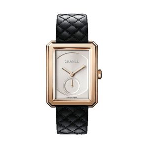 Chanel BOYFRIEND Manual-Wind 18K Beige Gold Large Case 37x28.6mm H6589