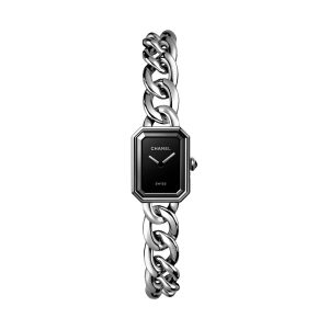 Chanel Premiere Gourmette Chain Stainless Steel Small Case 20x15mm H7019