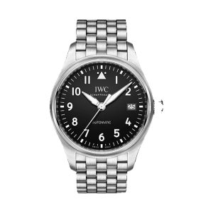 IWC Pilot's Watch Automatic 36 Stainless Steel Black Dial Steel Bracelet 36mm IW324010