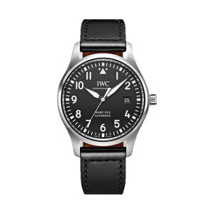 IWC Pilot's Watch Mark XVIII Stainless Steel Black Dial Black Strap 40mm IW327009