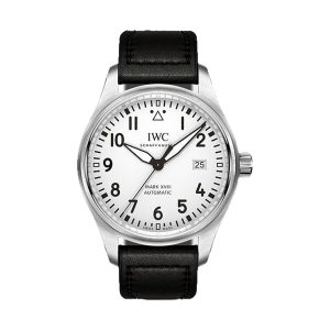 IWC Pilot's Watch Mark XVIII Stainless Steel Silver Dial Black Strap 40mm IW327012