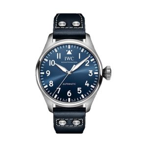 IWC Big Pilot's Watch 43 Stainless Steel Blue Dial Blue Strap 43mm IW329303