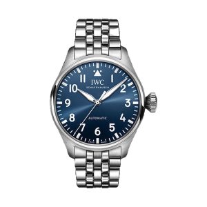 IWC Big Pilot's Watch 43 Stainless Steel Blue Dial Steel Bracelet 43mm IW329304