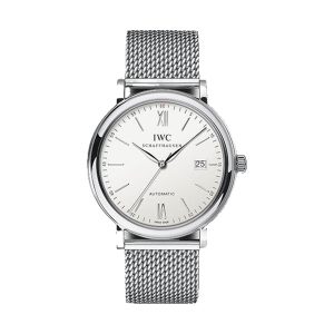 IWC Portofino Automatic Stainless Steel Silver Dial Milanese Mesh Bracelet 40mm IW356505