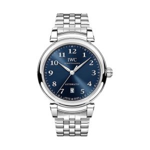 IWC Da Vinci Automatic Stainless Steel Blue Dial Steel Bracelet 40.4mm IW356605