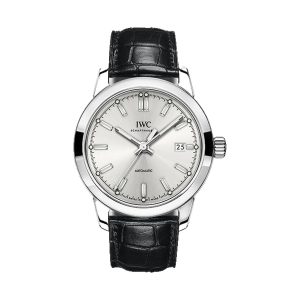 IWC Ingenieur Automatic Stainless Steel Silver Dial Black Strap 40mm IW357001