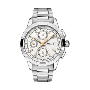 IWC Ingenieur Chronograph Stainless Steel Silver Dial Steel Bracelet 42.3mm IW380801