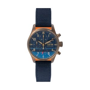 IWC Pilot's Watch Chronograph 41 Bronze Blue Dial 41mm IW388109