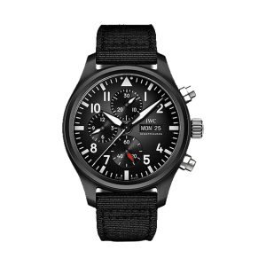 IWC Pilot's Watch Chronograph TOP GUN Black Ceramic Day-Date 44.5mm IW389101