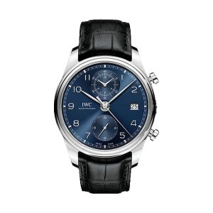 IWC Portugieser Chronograph Classic Stainless Steel Blue Dial 42mm IW390303