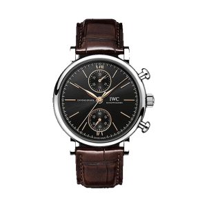 IWC Portofino Chronograph 39 Stainless Steel Black Dial 39mm IW391404