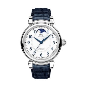 IWC Da Vinci Automatic Moon Phase 36 Stainless Steel Blue Strap 36mm IW459306