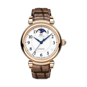 IWC Da Vinci Automatic Moon Phase 36 18K 5N Gold Bronze Strap 36mm IW459308
