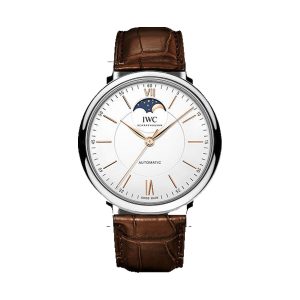 IWC Portofino Automatic Moon Phase 40 Stainless Steel Silver Dial 40mm IW459401