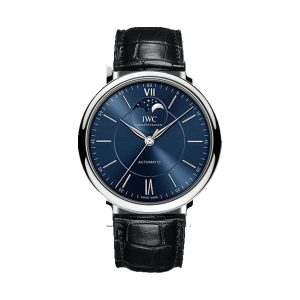 IWC Portofino Automatic Moon Phase 40 Stainless Steel Blue Dial 40mm IW459402