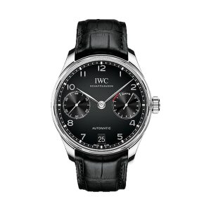 IWC Portugieser Automatic Stainless Steel Black Dial 42.3mm IW500703