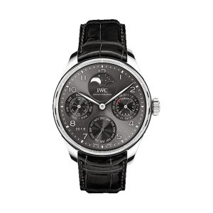 IWC Portugieser Perpetual Calendar 18K White Gold Slate Dial 44.2mm IW503301