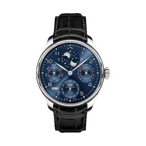 IWC Portugieser Perpetual Calendar 18K White Gold Midnight Blue Dial 44.2mm IW503401