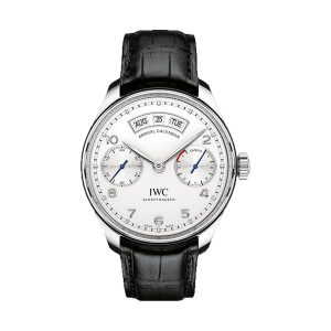 IWC Portugieser Annual Calendar Stainless Steel Silver Dial 44.2mm IW503501