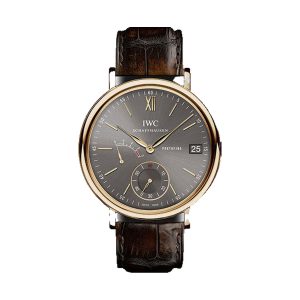 IWC Portofino Hand-Wound Eight Days 18K Red Gold Ardoise Dial 45mm IW510104