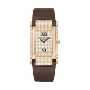 Patek Philippe Twenty~4 Ladies 18K Rose Gold Diamond Bezel & Dial Pave 25.1mm 4910R-001