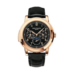 Patek Philippe Grand Complications Minute Repeater Perpetual Calendar 18K Rose Gold Black Dial 42mm 5074R-001