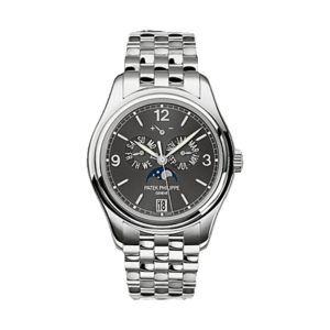 Patek Philippe Complications Annual Calendar Moon Phase 18K White Gold Slate Gray Dial & Bracelet 39mm 5146/1G-010