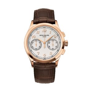 Patek Philippe Complications Manual-Wind Column-Wheel Chronograph 18K Rose Gold Silver Opaline Dial 39.4mm 5170R-001