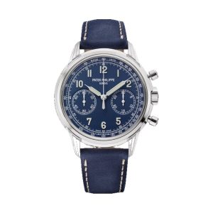 Patek Philippe Complications Manual-Wind Column-Wheel Chronograph 18K White Gold Blue Dial 41mm 5172G-001