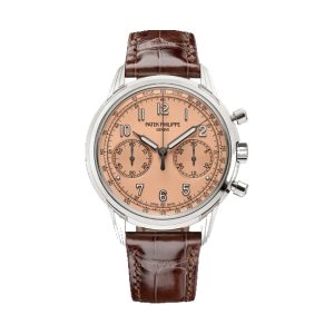 Patek Philippe Complications Manual-Wind Column-Wheel Chronograph 18K White Gold Rose-Gilt Salmon Dial 41mm 5172G-010