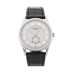 Patek Philippe Calatrava Small Seconds 950 Platinum Two-Tone Silver Dial 37mm 5196P-001