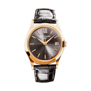 Patek Philippe Calatrava Hausmann Limited Edition 18K Rose Gold Slate Gray Sector Dial 38mm 5296R-016