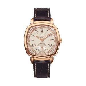 Patek Philippe Gondolo Ladies Cushion-Shape 18K Rose Gold Factory Diamond Dial 31x33.8mm 7041R-001