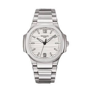 Patek Philippe Nautilus Ladies Automatic Stainless Steel Silver Opaline Dial 35.2mm 7118/1A-010
