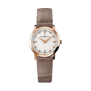 Vacheron Constantin Traditionnelle Quartz 18K Pink Gold Diamond 30mm 25155/000R-9585
