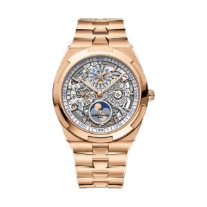 Vacheron Constantin Overseas Perpetual Calendar Ultra-Thin Skeleton 18K Pink Gold 41.5mm 4300V/120R-B547