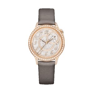 Vacheron Constantin Egerie Automatic 18K Pink Gold Diamond 35mm 4606F/000R-B648