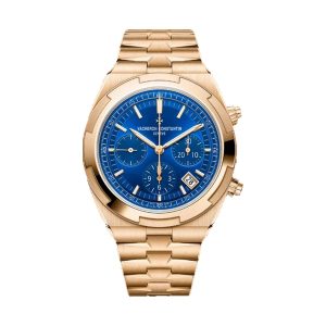 Vacheron Constantin Overseas Chronograph 18K Pink Gold Blue Dial 42.5mm 5520V/210R-B952