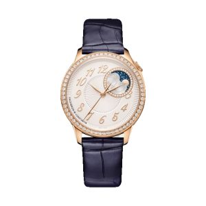 Vacheron Constantin Egerie Moon Phase 18K Pink Gold Diamond 37mm 8005F/000R-B498