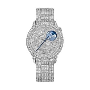 Vacheron Constantin Egerie Moon Phase High Jewelry Diamond 18K White Gold 37mm 8016F/126G-B499