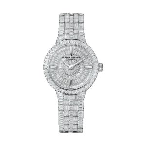 Vacheron Constantin Traditionnelle Jewelry Baguette Diamond 18K White Gold 35mm 81761/QB1G-9862
