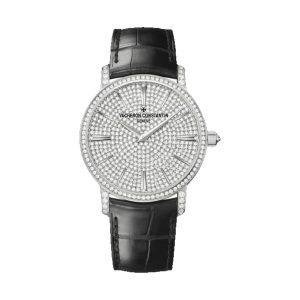 Vacheron Constantin Traditionnelle Manual-Winding 18K White Gold Diamond 38mm 82673/000G-9821