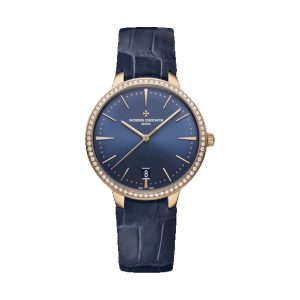 Vacheron Constantin Patrimony Self-Winding 18K Pink Gold Blue Dial 36.5mm 85515/000R-B644